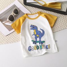 Product details Material:Cotton O​rigin: Imported Included: As picture tshirt Gender: Universal for boys and girls Fits: True to size, take your baby normal size Size: 73(6-12M),80(12-18M),90(2Y),100(3Y),110(4Y),120(5-6Y),130(6-7Y) About this item ✡【Printed T-shirts】Unique cartoon design series, including but not limited to dinosaurs, hamburgers, smiley faces and other themes. Suitable for innocent and naughty boys and girls aged 6 months-7 years old. Your child will love it. ✡【Comfortable and B Cars Tees, Cartoon Car, Matching Baby, Smiley Faces, Vest Coat, Girl Fits, Boys Set, Printed T Shirts, Play Games