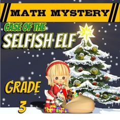 Engage your students with a Christmas Math Mystery, the 'Case of the Selfish Elf' (3rd Grade Edition). This activity will add an exciting twist to your math sessions. Easy prep! Just Print & Solve! Or go paperless with the new Google Slides option provided within your download.NEW - Distance Lea... Elf Math, Christmas Math Activities, Math Mystery, Holiday Math, Fun Christmas Activities, Christmas Reading, Christmas Math, Christmas Activity, Math Time