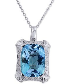 in stock Art Deco Pendant Necklace, Art Deco Pendant, Fine Jewellery Necklace, Watch Necklace, Boot Shoes Women, Handbag Accessories, Blue Topaz, Girls Shoes, Topaz