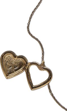 Heart-shaped Vintage Charm Jewelry For Keepsake, Elegant Brass Locket Necklace For Valentine's Day, Elegant Metal Locket Necklace For Valentine's Day, Vintage Personalized Open Heart Jewelry, Personalized Antique Jewelry For Valentine's Day, Valentine's Day Brass Medallion Jewelry, Vintage Personalized Double Heart Necklace, Personalized Brass Jewelry For Valentine's Day, Valentine's Day Antique Gold Heart Charm Jewelry