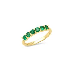 Jennifer Meyer | 4-Prong Emerald Ring Emerald Wedding Band, Jennifer Meyer Jewelry, Jennifer Meyer, Color Crush, Diamonds And Gold, Lifestyle Shop, Emerald Ring, Wedding Inspo, Prong Setting