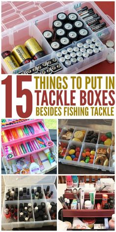 the top five things to put in tackle boxes