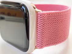 "Elastic Apple watch bands - These bands are made by joyful people doing GoOd for the greater goOd of all. You will be wearing a happy doOGle band full of good vibes and happy thoughts. When we make these bands we think of each and every one of you.. wishing you good-will in your journey and we hope that our product makes your life just a little better. \"doOGle\" on and pay it forward... Dawn What sets our band apart from the knock offs? The way it connects to the Apple device. Through years of Pink Bracelet Strap Apple Watch Band, Pink Rectangular Apple Watch Band With Bracelet Strap, Pink Rectangular Bracelet Strap Apple Watch Band, Trendy Pink Rectangular Apple Watch Band, Pink Rectangular Watch Band With Bracelet Strap, Trendy Rectangular Pink Watch Band, Trendy Pink Rectangular Watch Bands, Pink Apple Watch Band With Bracelet Strap, Trendy Pink Bracelet Strap Apple Watch Band