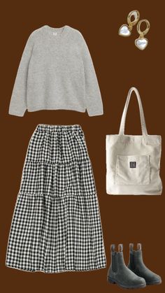 Cozy Cottage Outfit, Fall Church Fits, Church Outfit Skirt, Casual Church Outfits Fall, Fall Church Outfit, Cottage Outfit, Flower Skirt Outfit, Tie Up Shirt, Church Outfit