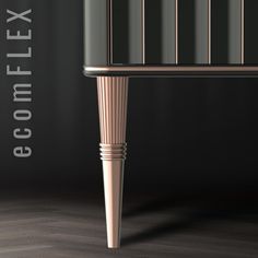 an image of a metal bed frame with the words go on flex written above it