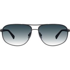 Using advanced edging technology and high-quality materials our premium sunglasses have a luxurious look and feel with subtly curved lenses. These dashing aviator sunglasses have a sleek profile. The medium-wide front rim has a shiny silver metal finish. The temple arms feature spring hinges and have a tessellated gray/black pattern with black temple tips. Need progressives? Shop a similar eyeglasses style here. | Zenni Men's Aviator Rx Sunglasses Gray Stainless Steel Outdoor Rimless Sunglasses With Gradient Lenses, Matte Black Aviator Sunglasses With Gradient Lenses, Outdoor Aviator Sunglasses With Gradient Lenses, Modern Rimless Aviator Sunglasses For Outdoor, Modern Rimless Aviator Sunglasses With Gradient Lenses, Modern Rimless Aviator Sunglasses With Uv Protection, Matte Black Aviator Sunglasses With Tinted Lenses, Rimless Aviator Sunglasses With Tinted Lenses For Outdoor, Matte Black Polarized Aviator Sunglasses