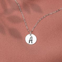 The Custom Initial Disc Necklace is the perfect way to show off your unique style and personality. This beautiful, personalized necklace offers you the opportunity to create something absolutely unique and meaningful! Choose from one to six discs crafted from our three different metal choices: silver, gold, and rose gold. Each disc can be custom engraved with an initial of your choice, or select any symbol from our curated list. The necklace also comes in three different lengths so you can find Initial Disc Necklace, Custom Initials, Disc Necklace, Create Something, Personalized Necklace, Custom Engraving, Gold Filled, Silver Gold, Unique Style