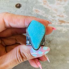 Navajo Derrick Cadman Sterling Silver & Water Web Turquoise Ring! Condition: Brand New, Handmade! Stamped Sterling And Signed! Beautifully Made! See Photos! Size: 8 Retail $240! This Is Only For One Ring, The Other Items Are Up Separately! I Have Multiple Native American, Navajo, Zuni, Taxco, Antique, Vintage, And Other Designer Items If You Want To Check Out My Closet! Sorry, No Trades! Same Day Shipping When Possible! New Items Posted Every Week! Any Questions, Let Me Know! Southwestern Style Untreated Blue Turquoise Ring, Untreated Blue Turquoise Western Ring, Untreated Blue Western Jewelry, Adjustable Blue Turquoise Western Ring, Adjustable Western Style Blue Turquoise Ring, Adjustable Blue Turquoise Ring In Western Style, Bohemian Untreated Blue Turquoise Ring, Handmade Western Blue Jewelry, Handmade Blue Western Jewelry