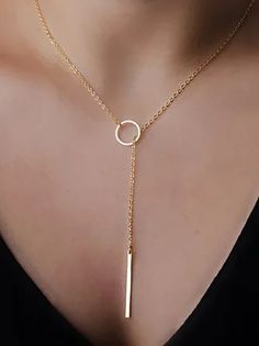 Womens Simple Alloy Necklaces Cheap Necklaces, Colorful Accessories, Round Necklace, Necklace Online, Shine On, Necklaces For Women, Accessories Necklace, Online Accessories, Ring Necklace