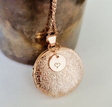 Rose Gold or Silver Locket Necklace Locket with picture | Etsy Rose Gold Locket, Necklace Locket, Silver Locket Necklace, Picture Locket, Silver Locket, Heart Stamp, Gold Locket, Silver Chains, Silver Lockets