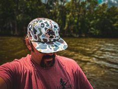 Old School Camo Rope hats featuring the Hat Down Wood Duck Logo on a pvc patch.  These hats are from the Lost Hat Co. and feature a snap back closure and a old school duck camo vibe. Multicolor Snapback Baseball Cap For Outdoor, Multicolor Flat Bill Baseball Cap For Outdoor, Multicolor Baseball Cap For Outdoor, Multicolor Curved Brim Baseball Cap For Outdoor, Multicolor Adjustable Hat For Outdoor Activities, Adjustable Camouflage Bucket Hat With Curved Brim, Multicolor Snapback Hat With Curved Brim For Outdoor, Multicolor Curved Brim Hat For Outdoor, Multicolor Trucker Hat With Curved Brim For Outdoor