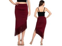 Argentine Tango show skirt, Bodycon midi fringe skirt, Paso Doble performance skirt, Classy fitted evening skirt, Ballroom dance skirt Midi Asymmetric Tango Skirt With Fringe Elevate your dance moves with this fringed skirt.  Pair it with our alluring Viscose Twist Knot V-neck Crop Top : https://www.etsy.com/listing/1475881652/tango-dance-crop-top-twisted-front-knot or with your favorite Condiva top : https://www.etsy.com/shop/conDiva?ref=seller-platform-mcnav&section_id=16757601&page=1#items De Party Fitted Fringe Skirt, Fitted Fringe Bottoms For Party Season, Fitted Fringe Skirt For Party, Fitted Fringe Skirt For Party Season, Fitted Fringe Bottoms For Evening, Fitted Skirt For Dance And Party Season, Fitted Skirt For Dance During Party Season, Fitted Skirt For Dance Party Season, Party Season Fitted Midi Skirt