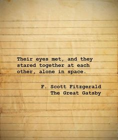 an old piece of paper with the words, their eyes met, and they started together at each other