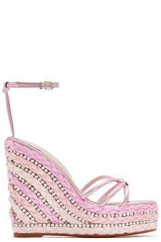 SOPHIA WEBSTER-Alina Crystal Espadrille- Sophia Webster Shoes, Rush Outfits, Bold Shoes, Sandals Patterns, Boutique Shoes, Modern Sandals, Pu Heels, Shoe Inspo, Elegant Shoes