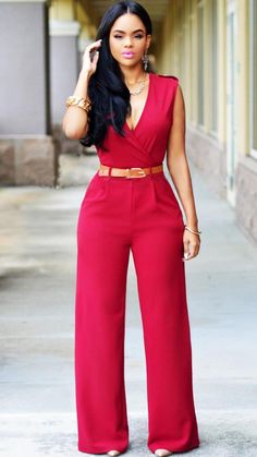 Sleeveless Formal Jumpsuits And Rompers For Spring, Formal Sleeveless Jumpsuits And Rompers For Spring, Chic V-neck Business Casual Pantsuit, Fitted Sleeveless Pantsuit For Office, Fitted Sleeveless Pantsuit For Business Casual, Sleeveless Fitted Pantsuit For Business Casual, Sleeveless Jumpsuits And Rompers For Formal Summer Events, Formal Sleeveless Jumpsuits And Rompers For Summer, Elegant Fitted Jumpsuits And Rompers For Business Casual