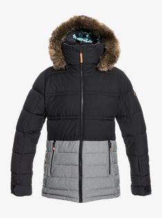 Snowboard Jacket Women's, Jacket 2022, Roxy Women, Snowboard Jacket, Snow Jacket, Fur Hood, Lower Body, Hand Warmers, Roxy