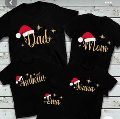 Christmas Glassware, Diy Christmas Shirts, Personalized Christmas Shirts, Shirts Vinyl, Christmas Family Shirt, Christmas Pj, Christmas Clothes, Cricut Joy