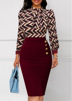 Color:Wine Red;Size:S;Size:M;Size:L;Size:XL;Size:XXL;Package Contents:1 X Dress;Occasion:Holiday; Costum Elegant, Striped Bodycon Dress, Stylish Work Attire, Chique Outfits, Classy Work Outfits, Body Con Dress, Ținută Casual, Modieuze Outfits, Style Mistakes