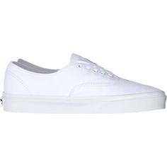 Plain and simple, there is a reason you can't go to the mall or the grocery store without seeing someone wearing the Vans Authentic Shoes. The low-top design, canvas upper, and vulcanized construction offer simple, yet timeless, style you can wear anywhere. White Cotton Canvas Shoes For Everyday, Everyday White Cotton Canvas Shoes, Vans Cotton Canvas Shoes With Gum Sole, Vans Low-top Cotton Canvas Shoes, White Canvas Shoes With Gum Sole For Everyday, White Everyday Canvas Shoes With Gum Sole, Everyday White Canvas Shoes With Gum Sole, Vans Cotton Canvas Shoes With Vulcanized Sole, Vans Cotton Sneakers With Gum Sole