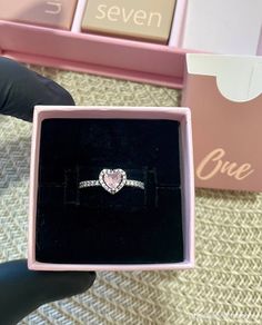 Pink Pandora Ring, Pretty Promise Rings, Pandora Ring