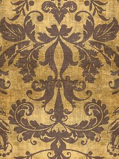 Palace Damask Gold Wallpaper, Per Yard - nicolettemayer.com Techniques Textiles, Textile Techniques, Printing Blocks, Wooden Printing Blocks, W Wallpaper, Textiles Techniques, Metallic Wallpaper, Gold Wallpaper, Printing Ink