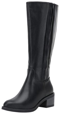 PRICES MAY VARY. ✔ Knee high riding boots with inner zipper and outer hidden elastic band for easy wear. ✔ Fashion high boots have the top opening circumference about 16.09" make your feet comfortable. ✔ Low chunky heel about 2.2" inches are more suitable for a whole day. ✔ Skin friendly lining and soft latex insole make foot comfort. ✔ Stylish look suit for casual, dress, work, travel, party and so on. Our riding boots are made of soft latex insoles and animal friendly lining, providing excelle Knee High Riding Boots, Stand Firm, Dress Work, Heel Design, Boots Knee, Travel Party, Work Travel, Designer Heels, Tall Boots