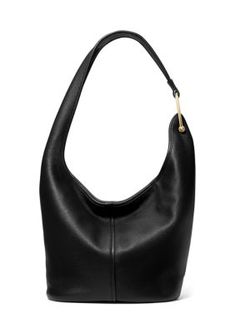 A slouchy silhouette accentuates this must-have hobo bag from MICHAEL Michael Kors. | MICHAEL Michael Kors Sonny Medium Shoulder Hobo Bag, Black Bridal Boots, Slouchy Bag, Men's Watches Luxury, Michael Kors Shoulder Bag, Hobo Shoulder Bag, Shoulder Bag Black, Create Outfits, Handbags Michael Kors, Casual Socks