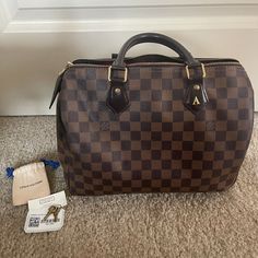 Love It, Perfect Condition, Just Rebought It With The Bandouliere So I No Longer Need This One! Has The Box, Receipt, Tag From The Inside Pocket Etc! Speedy 30 Bandouliere Outfit, Speedy 30 Outfit, Speedy 30 Damier Ebene, Speedy 30 Bandouliere, Louis Vuitton Favorite Mm, Louis Vuitton Alma Pm, Louis Vuitton Multicolor, Louis Vuitton Favorite, Louis Vuitton Pochette Metis