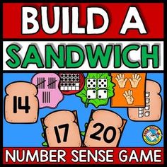 build a sandwich number sense game for kids