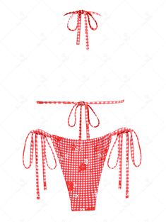 PRODUCT DESCRIPTIONEmbellishment:BowknotFeatures:Wire Free,Padded (Removable Pads),LinedMaterial:Polyester,SpandexNeckline:HalterPattern Type:Floral,GinghamSwimwear Category:Bikini SetType:Triangle Bikini,Tie Side BikiniFabric Stretch:High Stretch Red Tie-back Summer Swimwear, Red Halter Neck Swimwear With Tie Back, Red Halter Neck Tie Back Swimwear, Red Triangle Top Swimwear With Tie Back, Red Tie-back Swimwear For Beachwear, Red Tie Back Swimwear For Beachwear, Red Tie-back Swimwear For Pool, Red Tie Back Swimwear For Pool, Bright Swimsuit