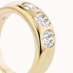 Luxury Three Stone Diamond Ring, Luxury Gold Three Stone Diamond Ring, Luxury Three Stone Diamond Ring In 14k Gold, Luxury Yellow Gold Three-stone Jewelry, Luxury Yellow Gold Three Stone Jewelry, Ring Diamond, Sparkle Diamonds, Diamond White, Diamond Rings