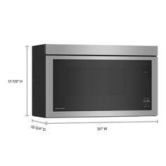 Over-The-Range Microwave with Flush Built-In Design Stainless Steel KMMF330PSS | KitchenAid