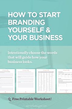 how to start branding, yourself and your business infographical guide for small businesses