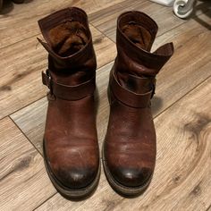 Unlined Shaft With A Leather Lined Footbed Leather With Rubber Outsole Antique Metal Hardware Goodyear Welt Construction 5 3/4" Shaft Height; 11 1/2" Shaft Circumference 1" Heel Height; 1/2" Outsole Frye Veronica, Antique Metal, Frye Shoes, Goodyear Welt, Metal Hardware, Bootie, Bootie Boots, Clothing And Shoes, Heel Height