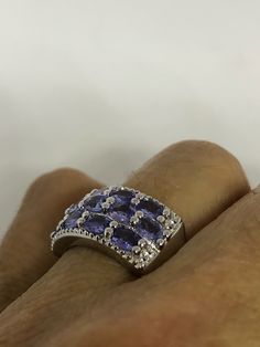 Unusual Deep purple blue Tanzanite Sterling Filigree Setting Handmade size 6 Can be resized, my jeweler uses a laser and charges a $10 -$20 fee. All rings are shipped in a nice gift box. Check out our over a THOUSAND great reviews Engraving is $4 per letter and is not always perfect depending on the piece. It can take a few days if the jeweler is busy. This is payable to Paypal Judithsltd@gmail.com Blue Oval Amethyst Ring In Sterling Silver, Blue Amethyst Ring With Accent Stones In Sterling Silver, Blue Oval Amethyst Ring For Gift, Blue Amethyst Ring In Sterling Silver For Gift, Silver Tanzanite Hallmarked Rings, Blue Amethyst Ring Fine Jewelry Gift, Blue Amethyst Ring Fine Jewelry For Gift, Blue Amethyst Gemstone Ring Gift, Blue Amethyst Ring Gift