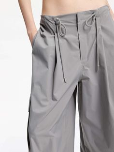 MO&Co. Women's Drawstring Detail Cargo Pants Made with breathable material, these pants feature a wide-leg cut and a drawstring waistband for a perfect fit. With multiple pockets, they are both functional and stylish. Pair them with our short cut T-shirt for a casual yet fashionable look. Features : - Wide leg cut, drawstring waistband- Concealed button, hook, and zipper closure- Multi pockets on the sides- UPF 40+ sun protection Code: MBD1PAT032The back length of size M is 106cmMATERIALS & CARE Coperni Cargo Pants, Wide-leg Pants With Drawstring, Loosely Fitted Wide Leg Cargo Pants With Drawstring, Modern Spring Cargo Pants, Relaxed Fit Wide Leg Cargo Pants With Drawstring, Utility Style Wide-leg Pants With Drawstring, Utility Wide-leg Pants With Drawstring, Spring Wide-leg Cargo Pants With Drawstring, Modern Wide-leg Cargo Pants With Pockets