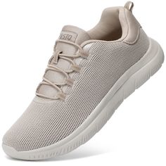 PRICES MAY VARY. [Breathable Upper]: soft athletic mesh material provided enhanced breathability and ventilation, keep your feet cool all day [Slide on Quickly]: slip-on closure with bungee-laced front, which make these womens trainers more easy to put on and take off [Removable Insole]: cushioned memory foam feel like you are walking on air. arch support design of these ladies trainers can reduce the pressure on the heel and ball of the foot for those who are suffering plantar fasciitis, bunion Synthetic Slip-on Sneakers With Arch Support For Light Exercise, Slip-on Sneakers With Arch Support For Jogging, Slip-on Synthetic Sneakers With Arch Support, White Slip-on Sneakers With Cushioned Footbed For Running, Ladies Trainers, Synthetic Slip-on Sneakers With Arch Support For Running, Womens Walking Shoes, Womens Trainers, Mesh Sneakers