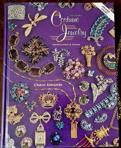 Costume Jewelry Identification & Values Book by Cherri Simonds Hardcover 1997 Costume Jewelry Makers, Snake Choker, Coiled Snake, Arm Bracelet, Jewelry Knowledge, Walmart Jewelry, Jewelry Ads, Old Jewelry, Vintage Jewels