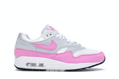 Check out the Nike Air Max 1 Psychic Pink (Women's) available on @StockX Casual Pink Nike Air Max For Sports, Pink Nike Air Max Casual Sports Shoes, Pink Running Shoes With Air Cushioning For Streetwear, Sporty Sneakers With Pink Accents For Sports, Pink Nike Air Max For Light Sports, Sporty Pink Nike Air Max For Running, Sporty Pink Nike Air Max For Light Sports, Pink Nike Air Max For Streetwear, Sporty Pink Nike Air Max