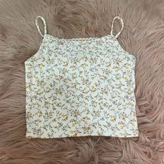 Brand Nwt Cami Top From Forever 21 Floral Print Size Small Forever 21 White Spring Tank Top, Forever 21 Spring Crop Top Tank, Forever 21 Spring Crop Tank Top, Forever 21 White Tank Top For Spring, Forever 21 Casual Tank Top For Spring, Forever 21 Floral Print Cotton Crop Top, Forever 21 Floral Print Cotton Tops, Forever 21 Cotton Crop Top For Spring, Forever 21 Cotton Tank Top For Spring