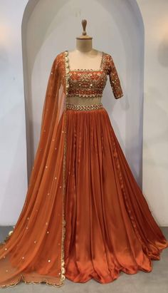 Buy Gorgeous Rust Lehenga Choli With Dupatta Indian Designer Party Wear Lehenga Choli for Women Seqence Work Lenga Choli Red Bridal Wear Lehega Online in India - Etsy Rust Lehenga, Botas Outfit, Haldi Outfits, Lehenga Choli For Women, Choli For Women, Bridal Lehenga Designs, Simple Lehenga, Latest Bridal Lehenga, Trendy Outfits Indian