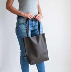 Leather Book Bag, Natural Leather Bag, Brown Leather Purse, Soft Leather Handbags, Everyday Tote Bag, Large Leather Tote Bag, Leather Book, Bags Leather Handbags, Brown Leather Totes