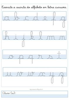 the worksheet for writing spanish alphabets with numbers and letters, including one letter