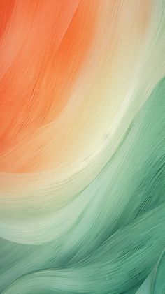 an orange, green and white abstract background