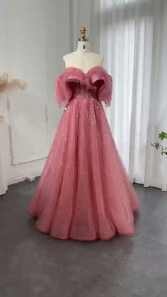 Arabic Gowns Dubai Party Dresses, Pink Gown For Wedding And Prom Season, Pink Ball Gown With Sweetheart Neckline For Evening, Pink Gown With Fitted Bodice For Prom Season, Pink Gown With Sweep Train For Banquet, Pink Floor-length Gown For Banquet, Pink Floor-length Banquet Gown, Pink Ball Gown For Banquet, Pink Ball Gown Evening Dress For Wedding