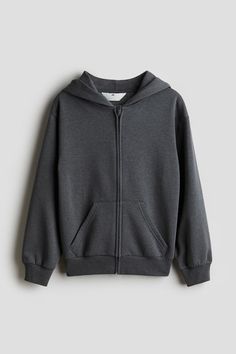 Oversized sweatshirt jacket with soft  brushed inside. Zipper at front  kangaroo pockets  and dropped shoulders. Ribbing at cuffs and hem. Oversized Hooded Jacket, Gray Zip Up Hoodie, Dark Grey Hoodie, Oversized Sweatshirt, Zip Up Hoodie, Grey Hoodie, Hooded Jacket, Dark Gray, Kangaroo