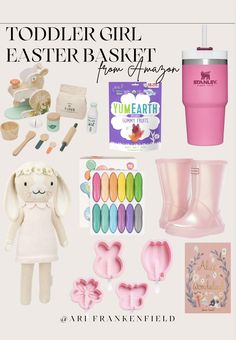 Easter Baskets For Toddlers Girl, Amazon Easter Basket Ideas, Easter Basket For Toddler Girl, Toddler Girl Easter Basket Ideas, Girls Easter Basket Ideas