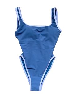 Ocean Isle One Piece- Denim – LainSnow Swimsuit Sarong, Sporty Swim, Fire Fits, Fashionista Clothes, Swimming Costume, Cute Swimsuits, Shelf Bra, Aesthetic Outfits, The Kids