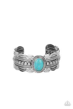 Bohemian Blue Oval Bracelet, Bohemian Turquoise Metal Cuff Bracelet, Bohemian Silver Oval Cuff Bracelet, Fly Jewelry, Paparazzi Accessories, Crown Jewels, Affordable Jewelry, Paparazzi Jewelry, Blue Bracelet