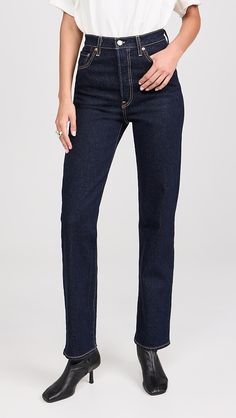 Levi's Ribcage Full Length Jeans | Shopbop Fall Denim Trends, Levi's Ribcage, Full Length Jeans, Levis Outfit, Taylor Russell, Levis Ribcage, American Workwear, Fall Denim, Jean Trends